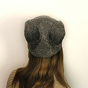 Аксессуары handmade. Livemaster - original item Rabbit hat, in stock. Handmade.