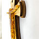 Заказать Крест из дерева с янтарём крупный арт.0132. Лавка ювелира. Ярмарка Мастеров. . Крестик Фото №3