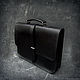 Leather briefcase in business fashion style.Yukio. Brief case. Labour. Online shopping on My Livemaster.  Фото №2