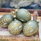 Сувениры и подарки handmade. Livemaster - original item Easter eggs: light green. Handmade.