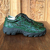 Обувь ручной работы handmade. Livemaster - original item Python XROSS Sneakers. Handmade.