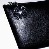 Сумки и аксессуары handmade. Livemaster - original item Cosmetic bag with keychain glitter. Handmade.