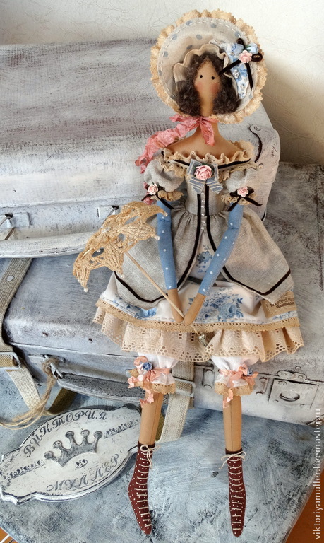 Текстильная кукла в стиле Тильда