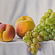 Order Painting 'Peaches and grapes' 24h45 cm. Zhaldak Eduard paintings. Livemaster. . Pictures Фото №3