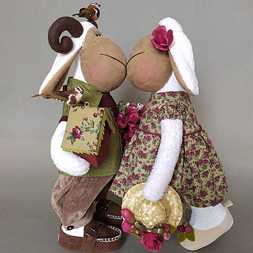 Набор для шитья. Интерьерные куклы «Жених и Невеста», 30 см