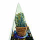 Orgongite pyramid with Kyanite. Feng Shui Figurine. Worldorgonite. Online shopping on My Livemaster.  Фото №2