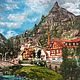 Oil painting of magnificent Switzerland against the background of mountains.Painting landscape. Pictures. sharaeva-elena. Online shopping on My Livemaster.  Фото №2
