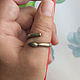 White Bronze Tassel ring. Rings. ametrynes. My Livemaster. Фото №6