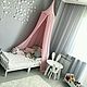 Order Pink canopy for a bed / Tent in a baby's cradle. Mam Decor (  Dmitriy & Irina ). Livemaster. . Canopy for crib Фото №3