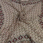 Винтаж handmade. Livemaster - original item Scarf pattern,100% silk,vintage France. Handmade.
