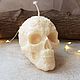 candles: Soy Shaped Candle Skull. Candles. Malenkie radosti (bronven). Интернет-магазин Ярмарка Мастеров.  Фото №2
