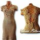 dresses: Knitted dress with openwork back and bodice, Dresses, Kazan,  Фото №1