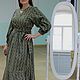 Mosaic dress made of warm cotton. Dresses. KSENIIA. Online shopping on My Livemaster.  Фото №2