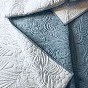 Для дома и интерьера handmade. Livemaster - original item Linen Quilt- Graffiti Bedspread. Handmade.