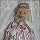 Doll textile.Pink angel, Dolls, Chrysostom,  Фото №1
