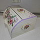 Bread 'Delicate roses'. The bins. Romantic decoupage (veranika7). Online shopping on My Livemaster.  Фото №2