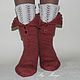Knitted wool socks, handmade 'dark taup'. Socks. By Margo. Online shopping on My Livemaster.  Фото №2