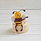  Bumblebee-knitted interior toy. Toys. Yolochkini toys. Online shopping on My Livemaster.  Фото №2