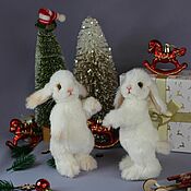 Куклы и игрушки handmade. Livemaster - original item Teddy Animals: Rabbit baby. Handmade.