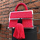 Red women's bag, Classic Bag, Moscow,  Фото №1