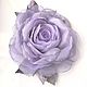 Brooch flower fabric chiffon rose ' Spring - I lilac'. Brooches. fioridellavita. Online shopping on My Livemaster.  Фото №2