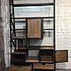  Стеллаж лофт из ясеня. Стеллажи. furniture store. Ярмарка Мастеров.  Фото №4