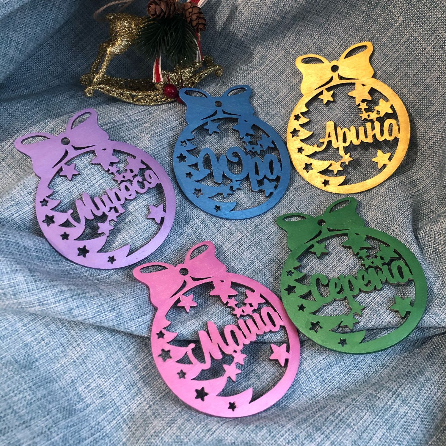 Именные Новогодние Игрушки Именные Новогодние Игрушки