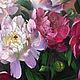 Oil painting Peony bouquet (sold). Pictures. Salon of paintings ArtKogay. Ярмарка Мастеров.  Фото №4