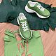 Women's sneakers made of genuine crocodile leather, in green. Sneakers. SHOES&BAGS. My Livemaster. Фото №6