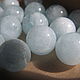 Aquamarine beads 8mm smooth ball, Beads1, Dolgoprudny,  Фото №1