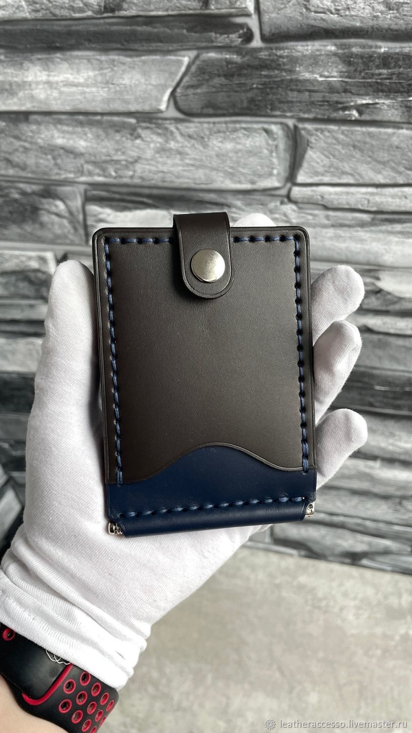 Зажим для денег кожаный в интернет-магазине Ярмарка Мастеров по цене ...