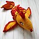 Золотая рыбка мягкая игрушка в интернет-магазине Ярмарка Мастеров по ...