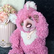 Куклы и игрушки handmade. Livemaster - original item Teddy Bear Strawberry donut collectible author teddy bear. Handmade.