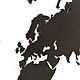 Mapa del mundo decoración de la pared negro 130x78. World maps. mybestbox (Mybestbox). Ярмарка Мастеров.  Фото №4