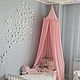 Pink canopy for a bed / Tent in a baby's cradle, Canopy for crib, Moscow,  Фото №1