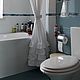  Шторы белые в ванную, с рюшами, Занавески, Краснодар,  Фото №1