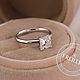 Золотое кольцо с бриллиантом Принцесса 1,5 карат. Кольцо помолвочное. FROLOF JEWELRY. Ярмарка Мастеров.  Фото №6