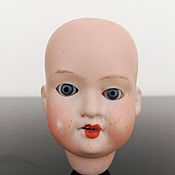 Винтаж: Антикварная фарфоровая головка Куколки с плечиками Начало 20 века