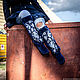 LARRY - Handmade Women's embroidered boots - Italy, High Boots, Rimini,  Фото №1