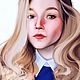  Цифровой портрет. Иллюстрации. Художник Нагорных Юлия. Ярмарка Мастеров.  Фото №4