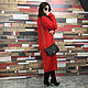 Order Long red dress with braids. SHAPAR - knitting clothes. Livemaster. . Dresses Фото №3