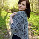 Openwork knitted Silk shawl, summer shawl knitting. Shawls. Lace Shawl by Olga. My Livemaster. Фото №6