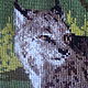 Order The embroidered picture "Lynx in the Wood". Mashkin stuff. Livemaster. . Pictures Фото №3