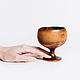 Order Cream bowl (bowl) on a leg of Siberian cedar wood T177. ART OF SIBERIA. Livemaster. . Salad Bowl Фото №3