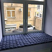 Подушка сидушка со спинкой для дивана и уличной мебели