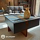 Журнальный стол трансформер. Столы. BaumbArt Loft Atelier. Интернет-магазин Ярмарка Мастеров.  Фото №2