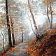 Original painting , Oil painting , Landscape , Autumn landscape " Poet, Pictures, Athens,  Фото №1