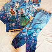 Зимний комплект Мини Маус куртка +полукомбинезон