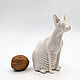  Figurine: Cat. Sphinx. Sculpture. Surglinok. My Livemaster. Фото №5