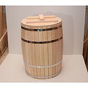 Дача и сад handmade. Livemaster - original item Wooden water barrel 90 liters. A barrel for a bath. Art.17086. Handmade.